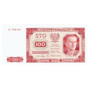 PRL, 100 złotych 1948 G , BARDZO RZADKI