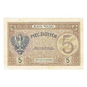 II RP, 5 Zloty 1924 -II EM. A RARE