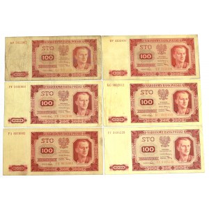 PRL, Zestaw 100 złotych 1948