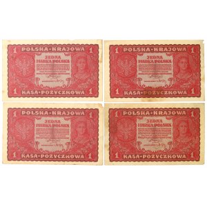 Druhá republika, sada 1 známky 1919