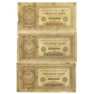 II RP, Zestaw 50.000 marek 1922