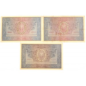 Second Republic, Set of 5,000 marks 1920