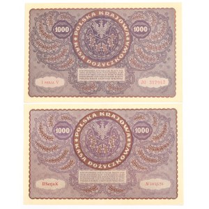 Second Republic, Set of 1,000 marks 1919