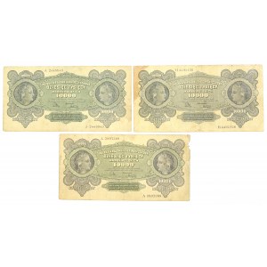 Second Republic, Set of 10,000 marks 1922
