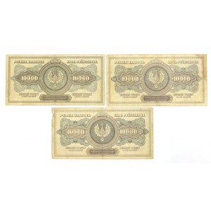 Second Republic, Set of 10,000 marks 1922
