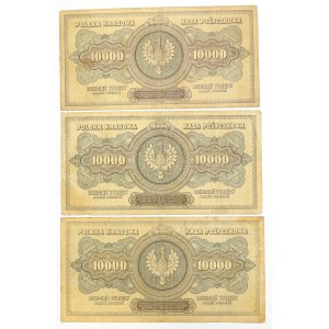 Druhá republika, sada 10 000 marek 1922