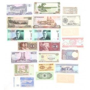 Zestaw banknotów świata