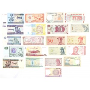 World banknote set