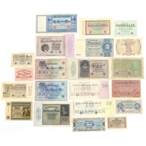 Niemcy, Zestaw banknotów