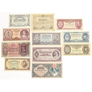 Węgry, Zestaw banknotów