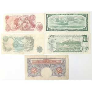 United Kingdom and Canada, Set of banknotes