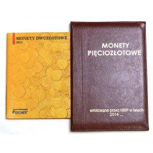 III RP, Satz von Alben für 2 und 5 Zloty Münzen