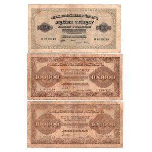 Second Republic, Set of 100,000 and 500,000 marks