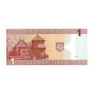 Lithuania, 1 lit 1994 - AAF -.