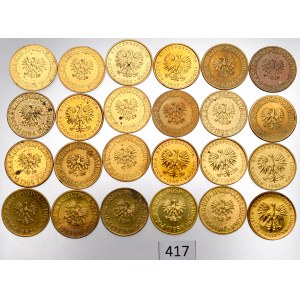 PRL, sada 5 kusov Gold 1982-87 (24 kusov)
