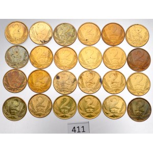 PRL, sada 2 zlaté 1979-88 (24 kusov)