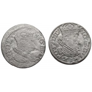 Sigismund III, Lot of groschen 1625-26, Vilnius