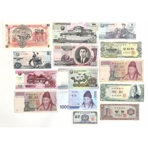 Korea, Zestaw banknotów