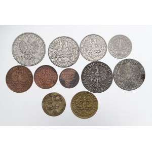 II RP, Zestaw monet zdawkowych
