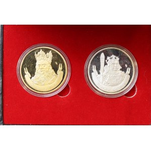 III RP, súbor medailí zo série Králi Poľska