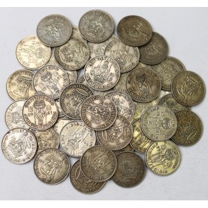 Spojené kráľovstvo, zbierka zaujímavých strieborných mincí (310g)