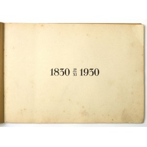 II RP, Album novembrového povstania 1830-1930