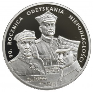 III RP, 20 PLN 2008 - 90. výročí znovuzískání nezávislosti