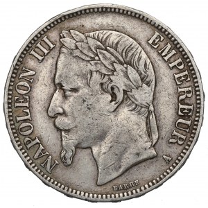 France, 5 francs 1868