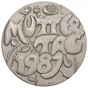 Německo, medaile ke Dni matek 1987 - stříbro