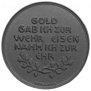 Deutschland, Medaille 1916 in der Eisenzeit