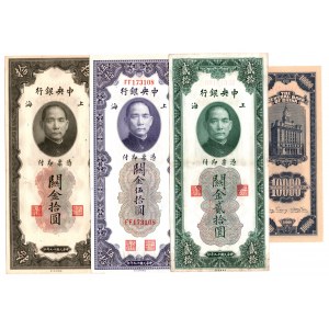 Čína, sada bankoviek