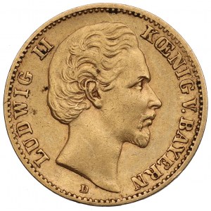 Germany, Bayern, 10 mark 1872