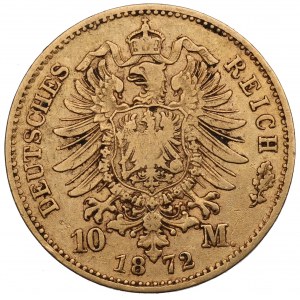 Germany, Bayern, 10 mark 1872