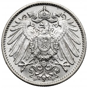 Germany, 1 mark 1916, F Stuttgart