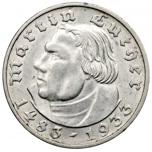 Germany, 2 mark 1933 D Luther