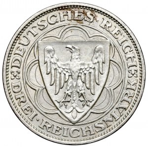 Deutschland, Weimarer Republik, 3 Mark 1927 A, 100-jähriges Jubiläum des Bremer Hafens