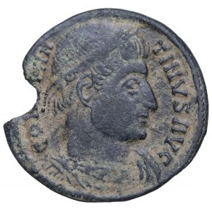 Římská říše, Constantine I, Follis Constantinople - VIRTVS AVGG