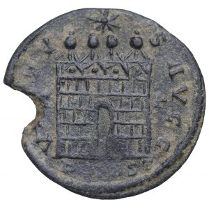 Římská říše, Constantine I, Follis Constantinople - VIRTVS AVGG