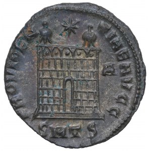 Římská říše, Constantine I, Follis Thessaloniki - PROVIDENTIAE AVGG