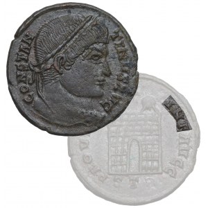 Römisches Reich, Konstantin I., Follis Trier - PROVIDENTINE AVGG Fehler