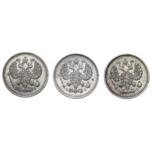 Russland, Nikolaus II., Satz von 10 Kopeken