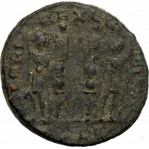 Římská říše, Konstantin II, Follis - GLORIA EXERCITVS