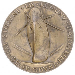 PRL, Medaille zum 50-jährigen Bestehen der Gdingener Werft 1972