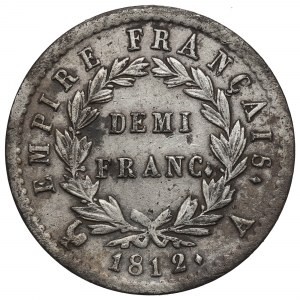 Francúzsko, 1/2 franku 1812