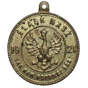 II RP, Patriotische Medaille Schlesien Unser 1921 - Dritter schlesischer Aufstand