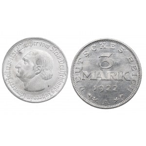 Niemcy, Republika Weimarska, Zestaw monet