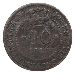 São Tomé und Príncipe, 40 reis 1819