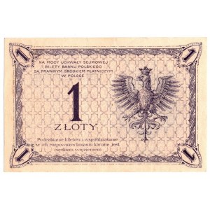 II RP, 1 Zloty 1919 S. 42 E