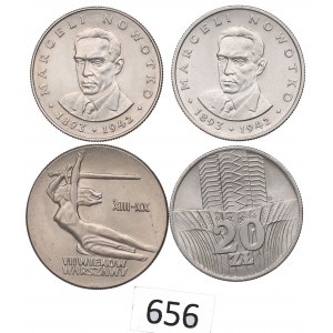 Poľská ľudová republika, sada 10-20 zlatých z rokov 1965-76