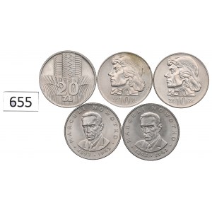 Volksrepublik Polen, Satz 10-20 Zloty 1970-76